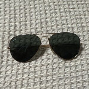 Ray-Ban Classic Gold Frame Sunglasses
